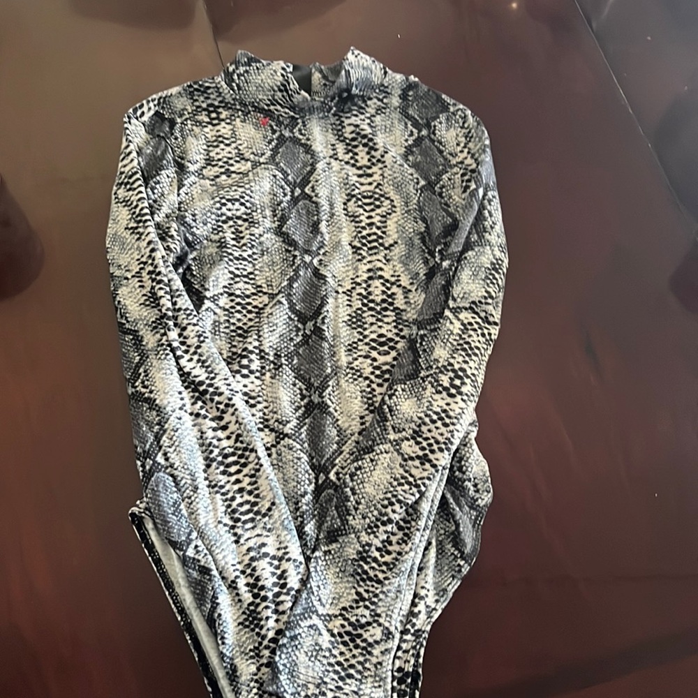 SHEIN snakeskin bodysuit